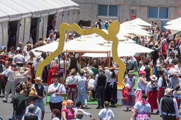 Fiesta canaria de Spar Gran Canaria en Telde (Foto TA)